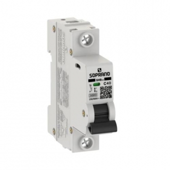 Disjuntor Unipolar DIN 40A 3KA – Soprano#SIMONLEX#