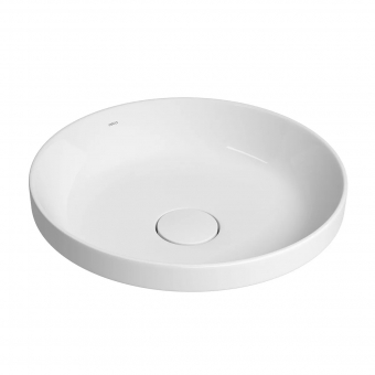 Cuba Slim De Sobrepor Redonda 40cm Branco - Deca#SIM#