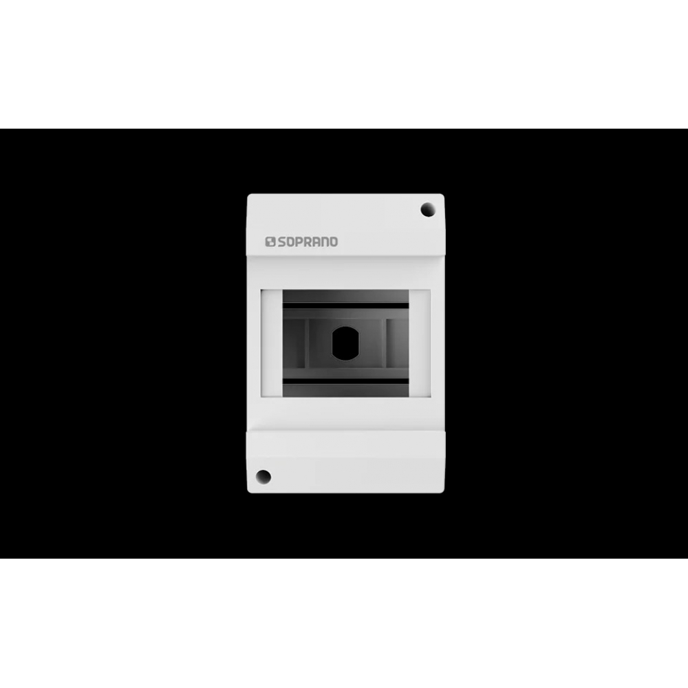 Quadro de Distribuição de Pvc Sobrepor 4 Disjuntores Din Sem Tampa - Soprano#SIMONLEX#