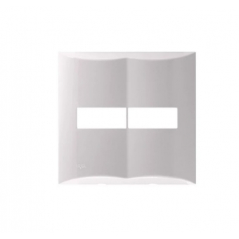 Brava Placa 4x4 2 Modulo Juntos S/ Suporte - Soprano#SIMONLEX#