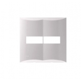 Brava Placa 4x4 2 Modulo Juntos S/ Suporte - Soprano#SIMONLEX#