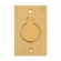 Placa 1 Módulo Para Piso 4x4 Latão - Olivo#SIMONLEX#