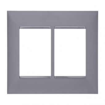 Placa 4X4 6 Postos Cinza - Pial Plus+#SIMONLEX#