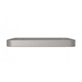 Cuba Slim De Sobrepor Quadrada 40cm Cinza Antracite - Deca#SIM#