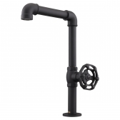 Torneira Bancada Living Clássica Bica Alta 1195 BK702 - Preto Fosco - Fani#SIMONLEX#
