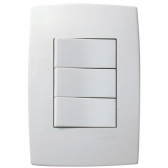 Interruptor Simples Com 3 Teclas 10A 250V Pial Plus - Legrand#SIMONLEX#