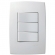 Interruptor Simples Com 3 Teclas 10A 250V Pial Plus - Legrand#SIMONLEX#