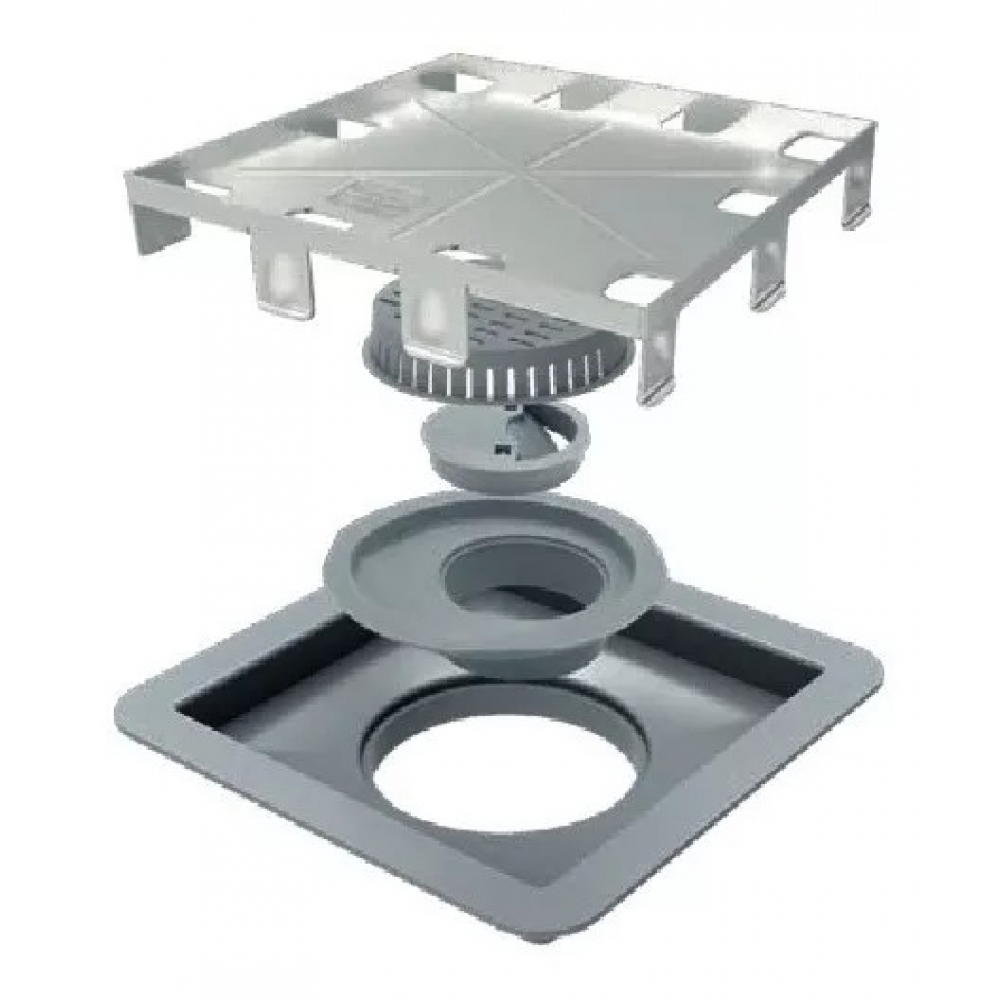Ralo Linear 15cm Square Tampa Oculta - Elleve#SIMONLEX#