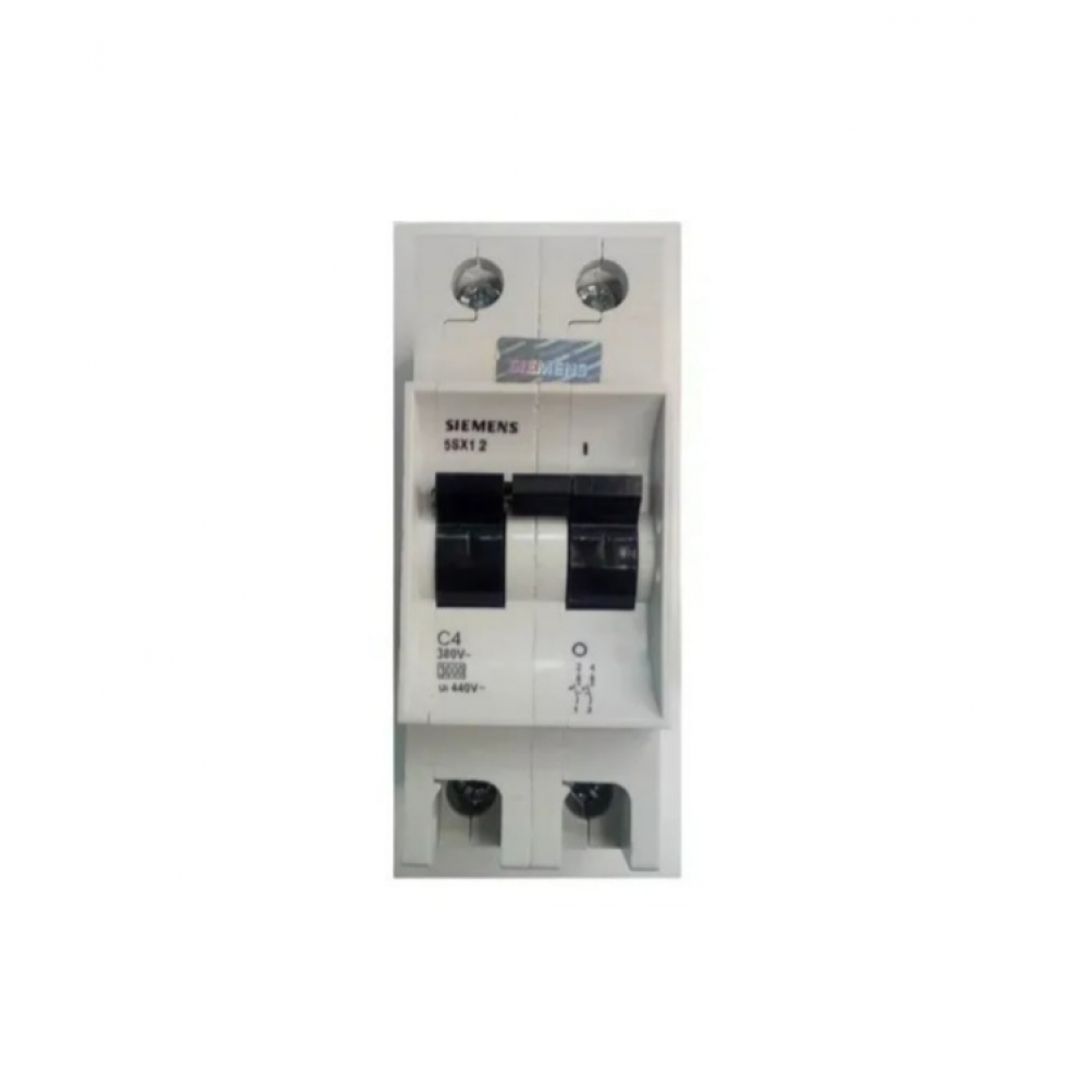 Disjuntor Din C Bipolar 04A 5SX1 - Siemens#SIMONLEX#