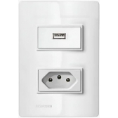 Brava Tomada 2p+T 10a + Carregador Usb - Soprano#SIMONLEX#