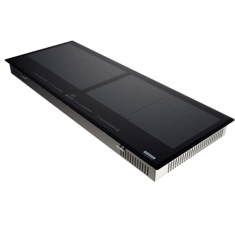 Cooktop por Indução Slim Slider Bridge 4EI 90 em Vidro Preto- TRAMONTINA#SIM#