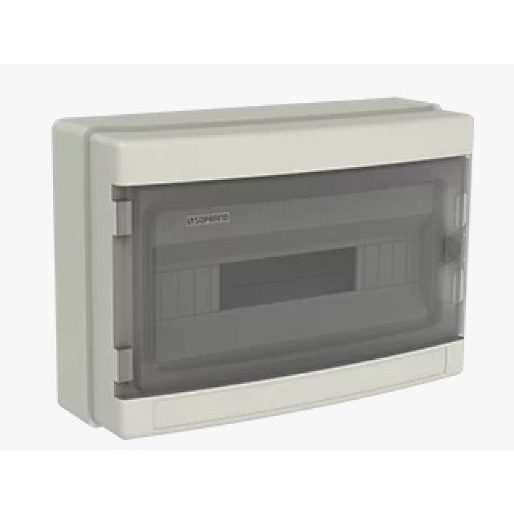 Quadro de Distribuição de Pvc Sobrepor Branco 18 Disjuntores Din S/Barr IP65 -Soprano#SIMONLEX#
