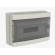 Quadro de Distribuição de Pvc Sobrepor Branco 18 Disjuntores Din S/Barr IP65 -Soprano#SIMONLEX#