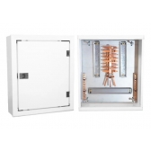 Quadro de Distribuição Acetinado de Chapa Sobrepor Din P/44 Disjun C/Barr 100A -Andaluz#SIMONLEX#