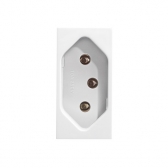 Revita Módulo Tomada 2P+T 10A 250V BR - Soprano#SIMONLEX#