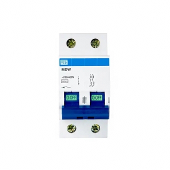 Disjuntor Bipolar Din 20A C Mdw 3kA - Weg#SIMONLEX#