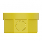 Caixa Octogonal pvc 3 X 3  C/ Anel Amarela - Tigre#SIMONLEX#