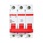 Disjuntor Tripolar Din C 125A 10kA - Steck#SIMONLEX#