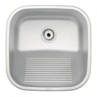 Tanque Tramontina Encaixe Inox 40X40X22 Hera Acetinado#SIM#