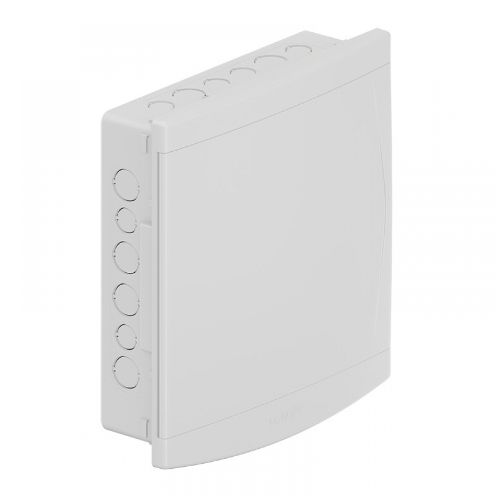 Quadro de Distribuição de Pvc Embutir Branco 18/24 Disjuntores Com Barramento - Tigre#SIMONLEX#